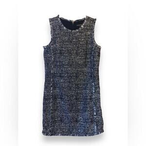 Banana Republic Black/White Sleeveless Dress - Size 8